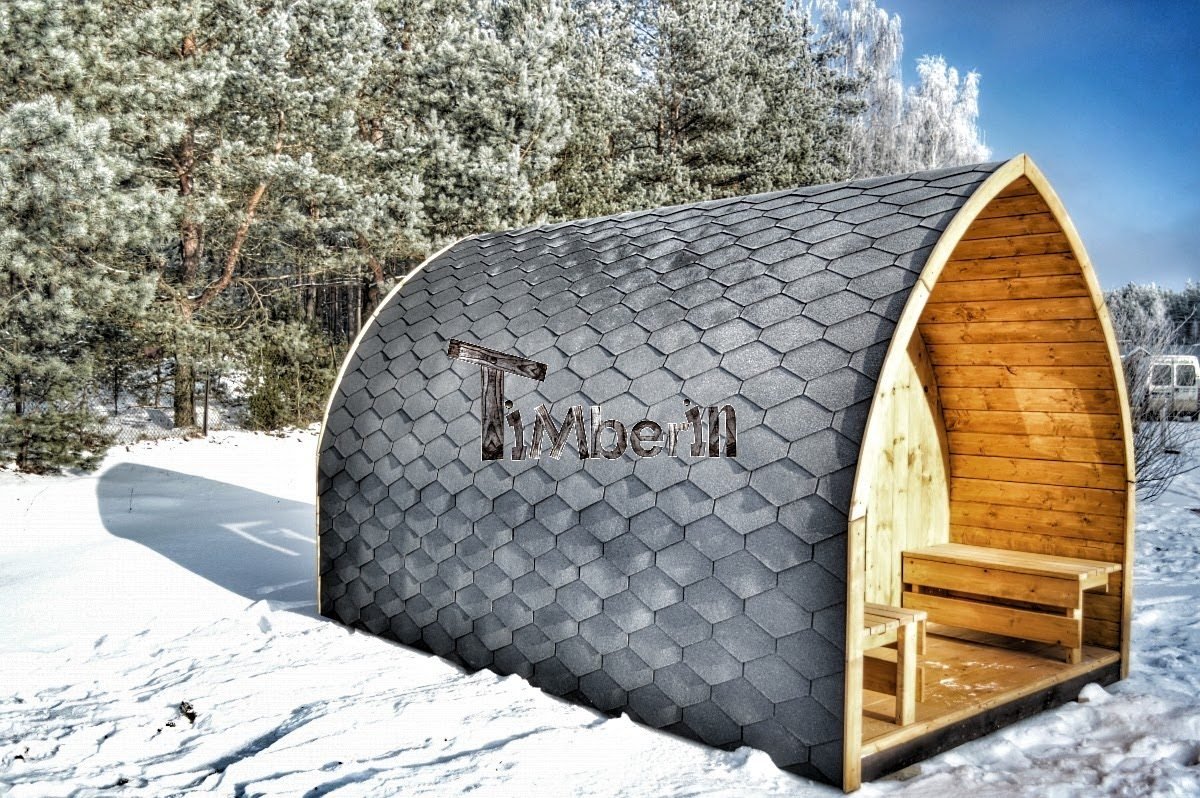 sauna finlandese a botte da esterno