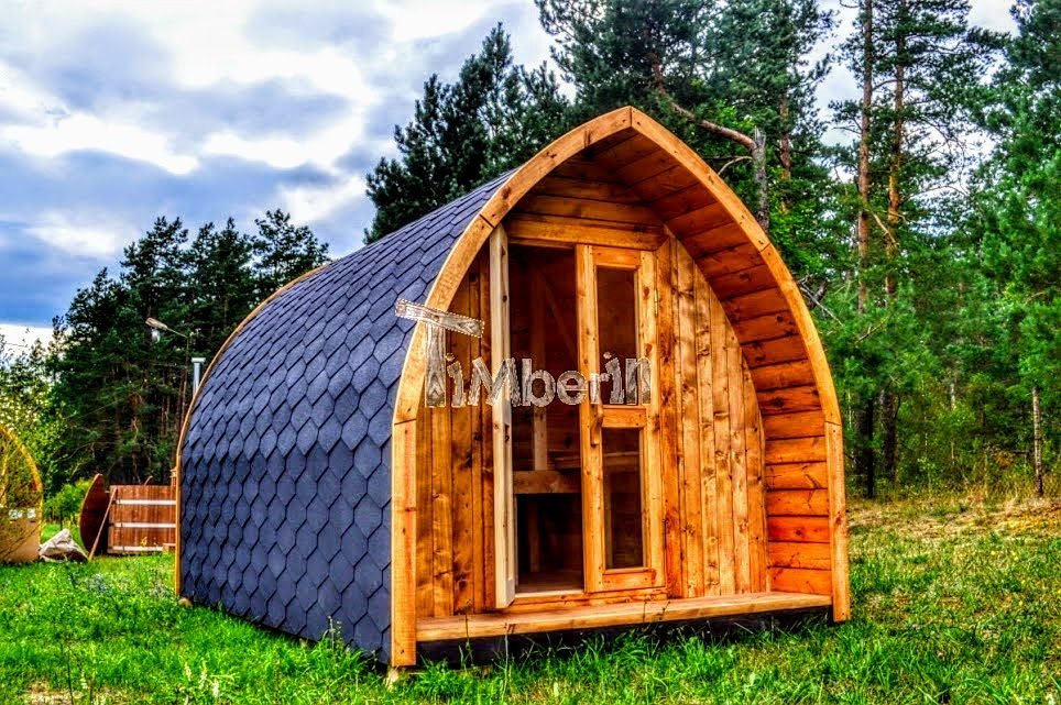 Capsula da campeggio in legno